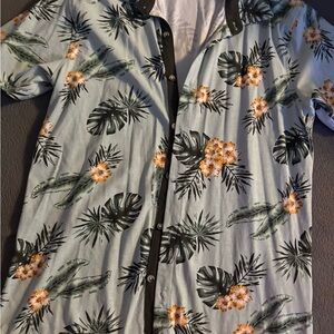 Floral Print Dress Shirt